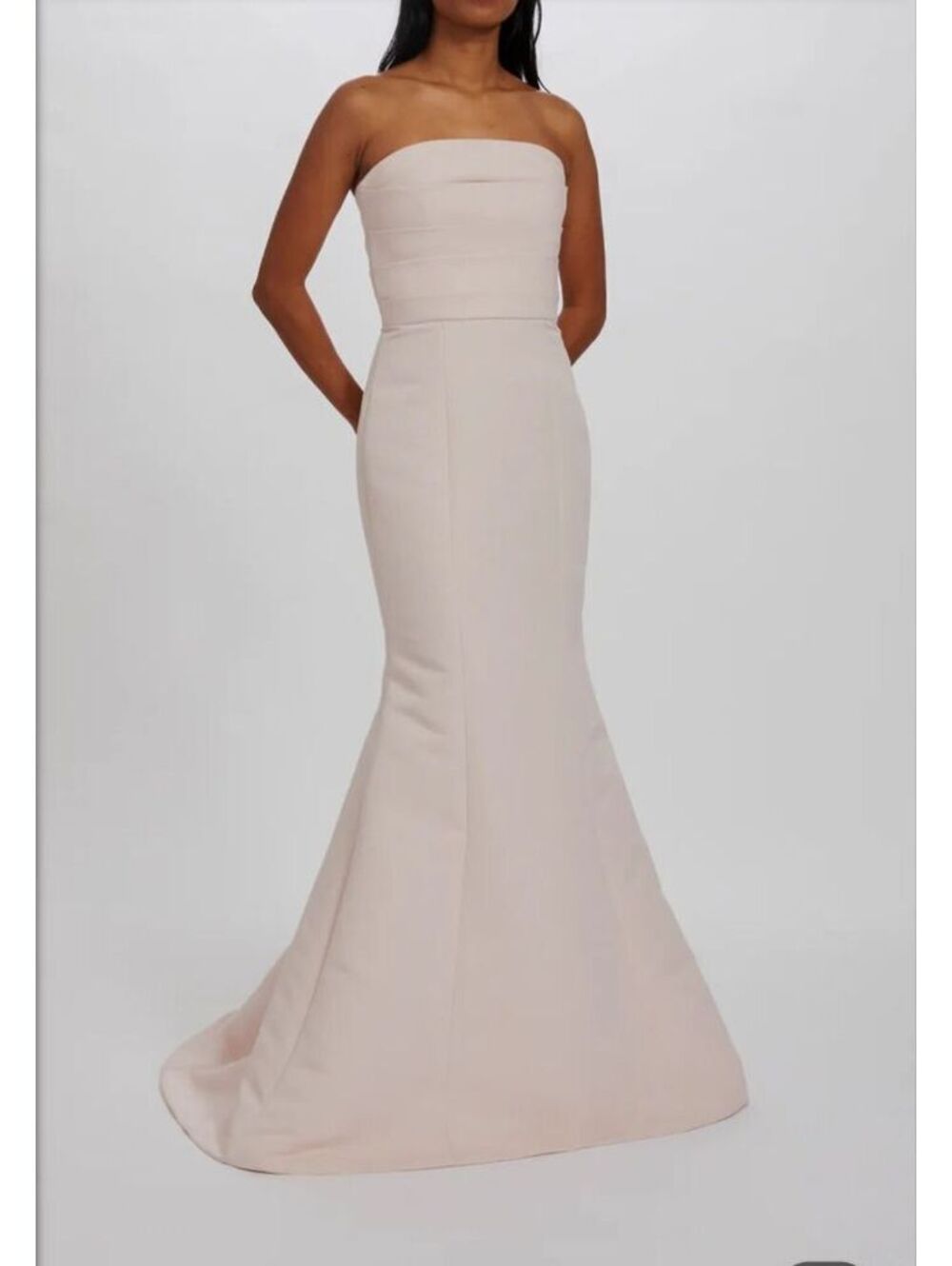 Size 4 - Amsale Light Pink Long Dress $300